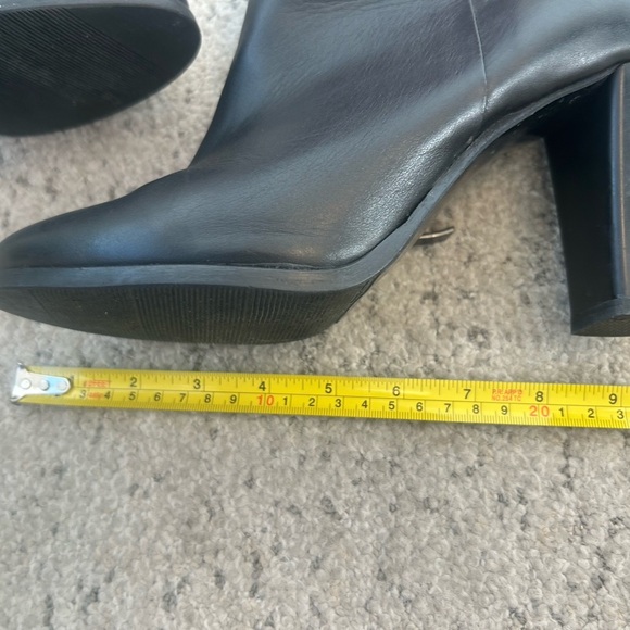 CheBello NWOT size 9.5 back lace up black leather heels!  lux made in Italy - Picture 11 of 14